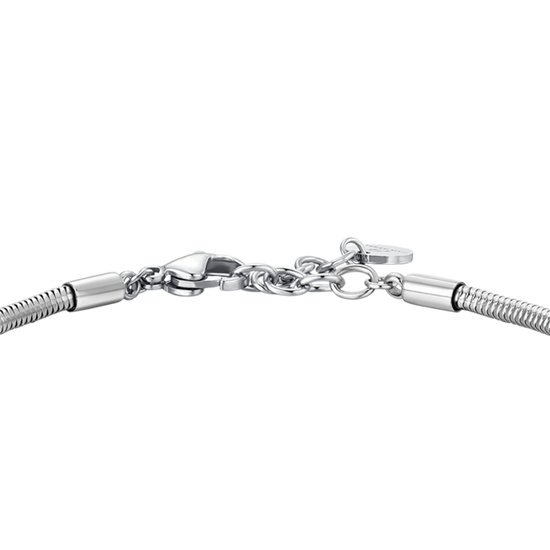 BRACCIALE UOMO IN ACCIAIO CON ELEMENTI IN ACCIAIO CON EFFETTO VINTAGE E SFERE