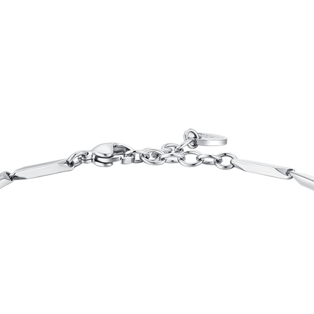 BRACCIALE UOMO IN ACCIAIO CON PIETRE TURCHESI