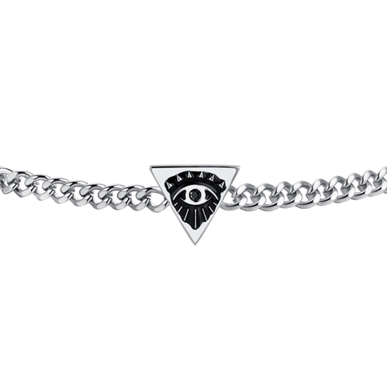 BRACCIALE UOMO IN ACCIAIO CON OCCHIO