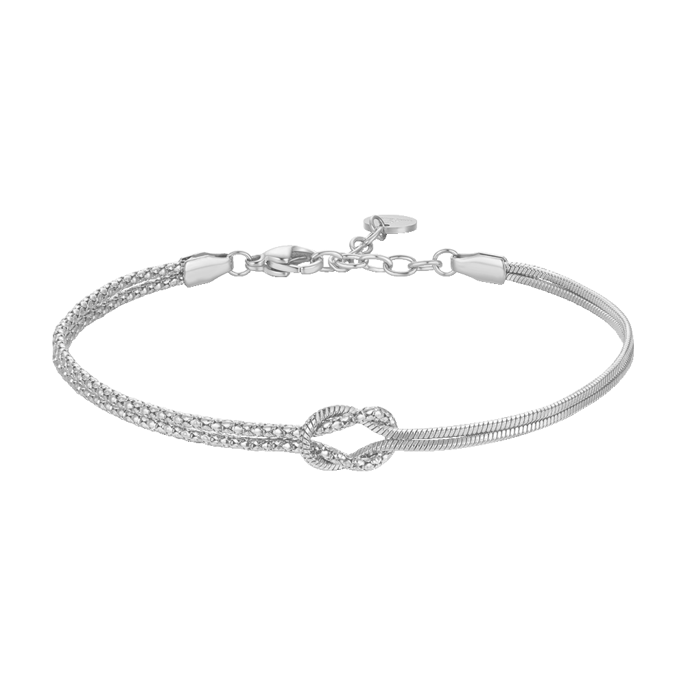 Bracciale donna in acciaio con Sharm modello Pandora Bracciale donna in acciaio con Sharm modello Pandora