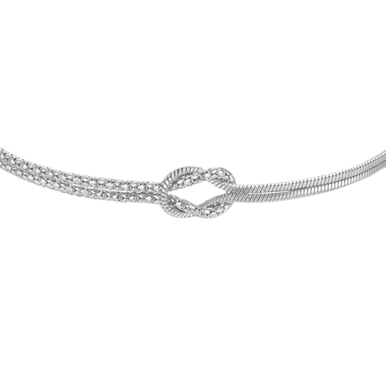 BRACCIALE UOMO IN ACCIAIO CON NODO