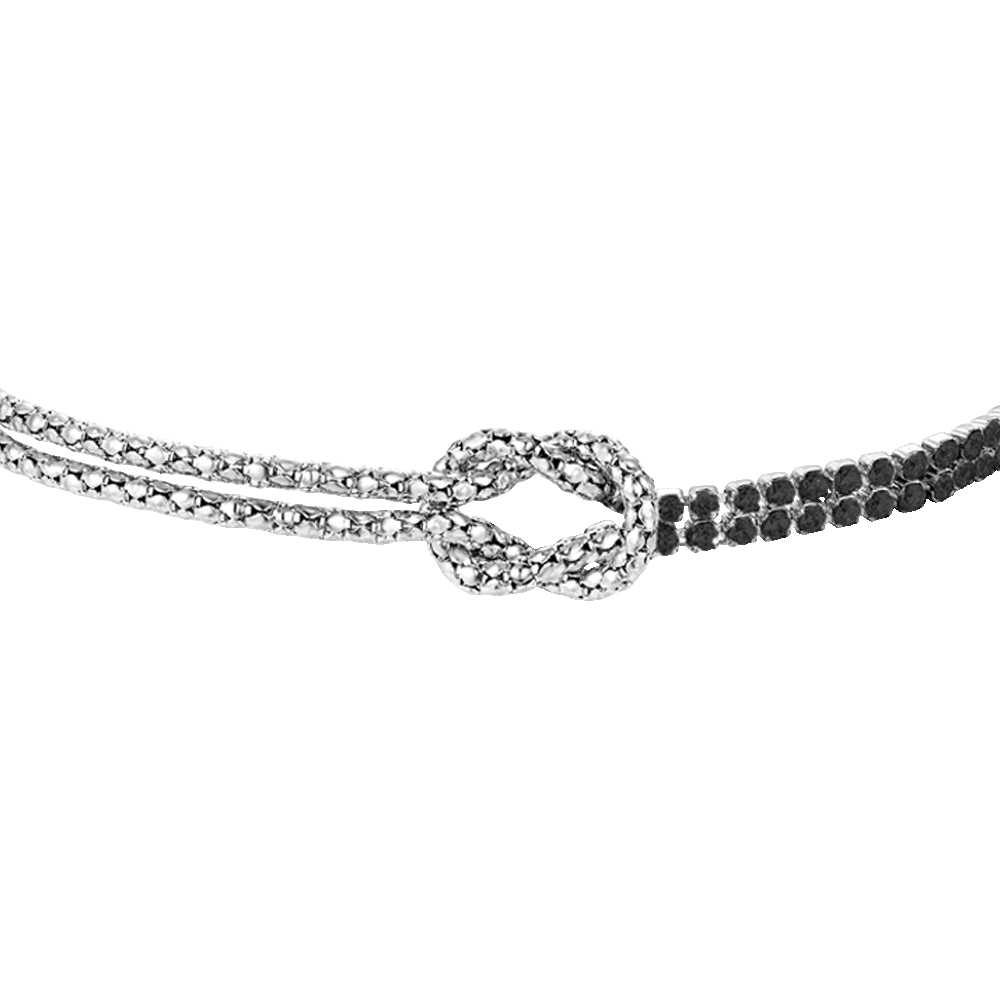 Bracciale con nodo infinito in pelle nera, gioielli di moda per lui, regalo di compleanno per papà - Italia Bracciale con nodo infinito in pelle nera, gioielli di moda per lui, regalo di compleanno per papà - Italia