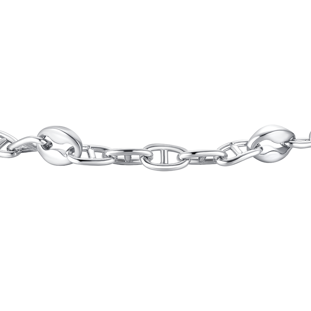 BRACCIALE UOMO IN ACCIAIO CON ELEMENTI IN ACCIAIO