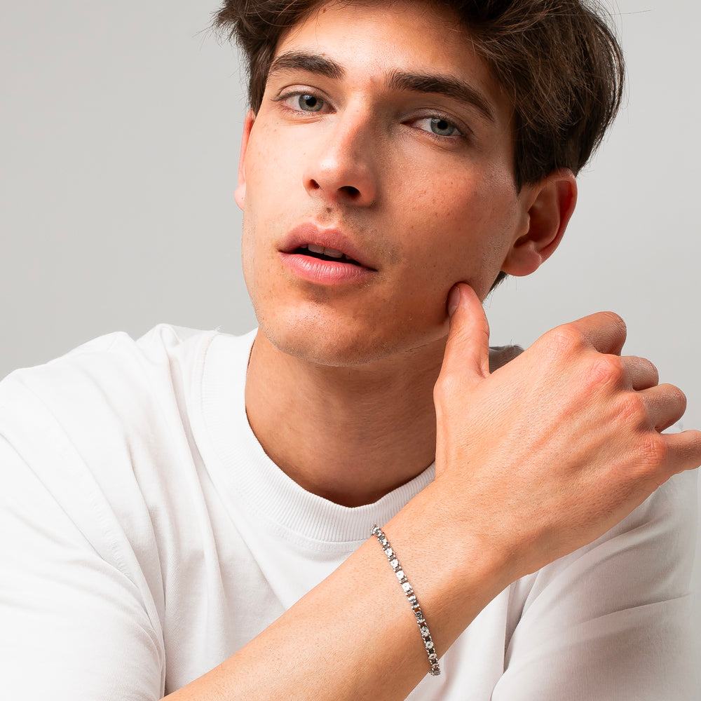 BRAZALETE DE ACERO PARA HOMBRE