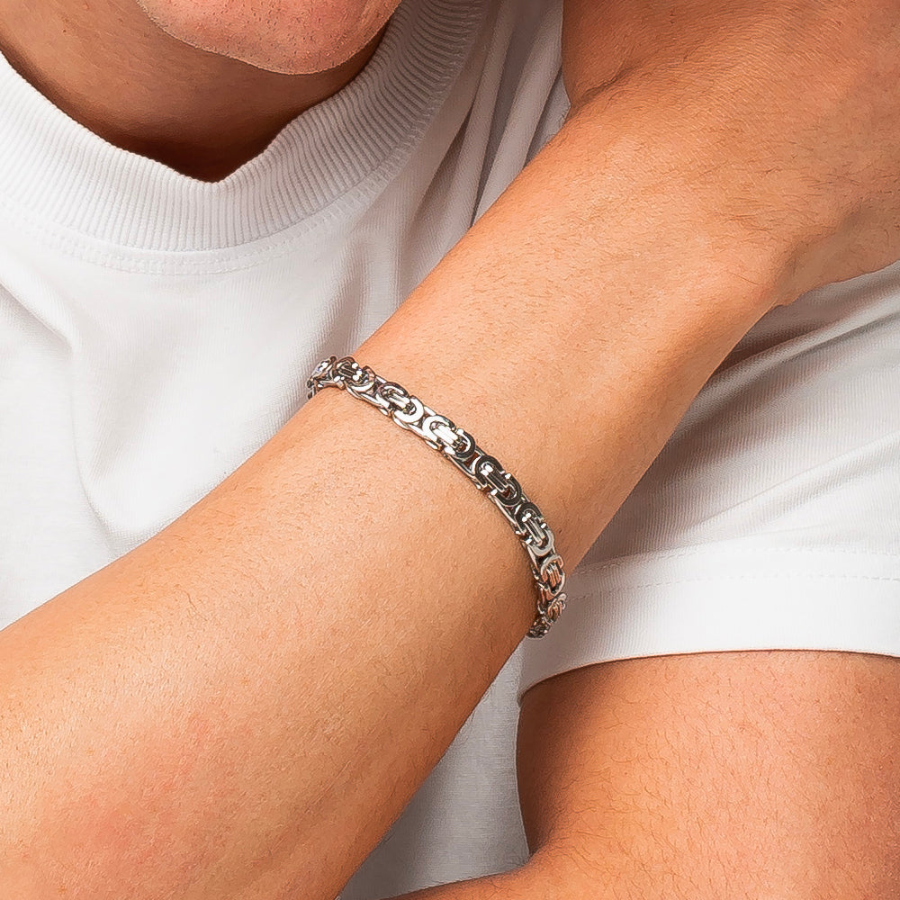BRAZALETE DE ACERO PARA HOMBRE