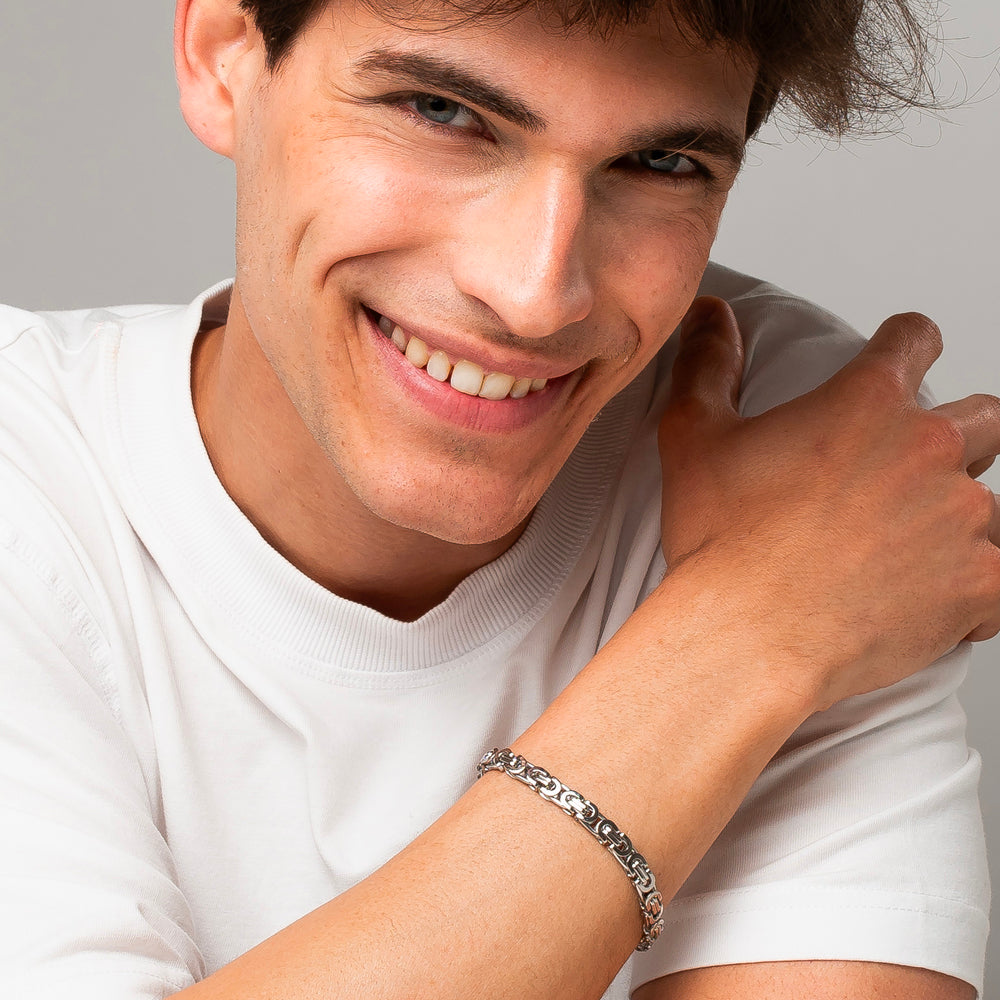 BRAZALETE DE ACERO PARA HOMBRE