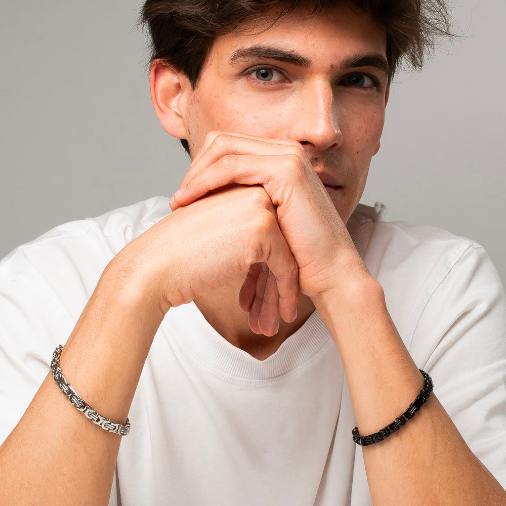 BRAZALETE DE ACERO PARA HOMBRE