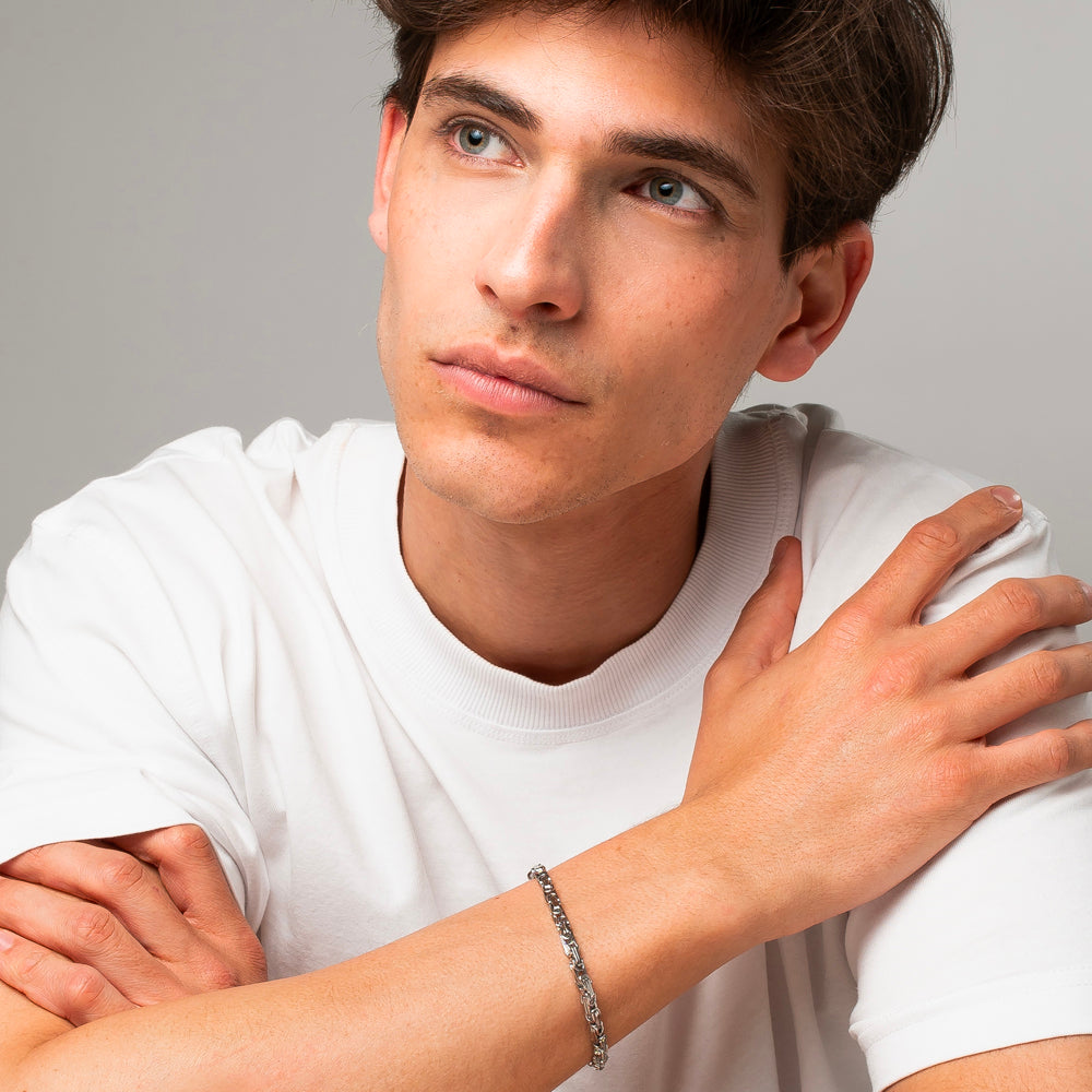 BRAZALETE DE ACERO PARA HOMBRE