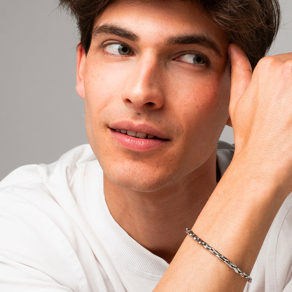 BRAZALETE DE ACERO PARA HOMBRE