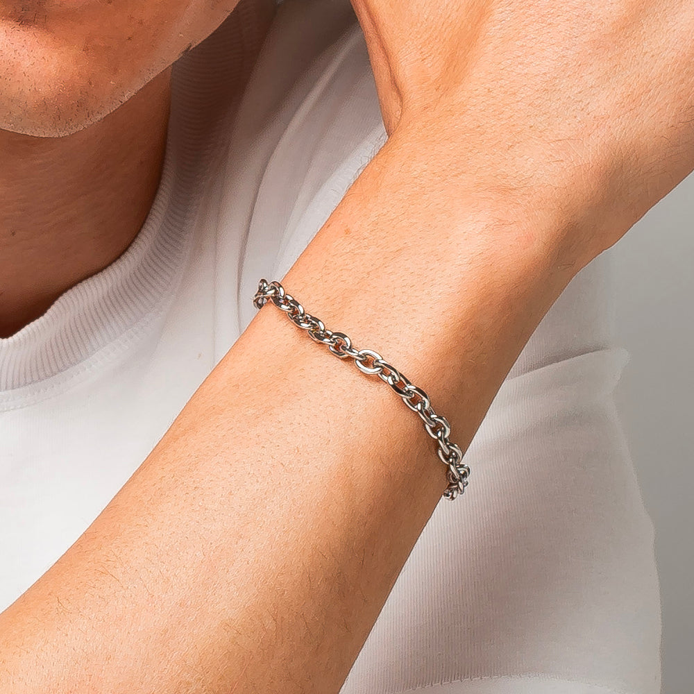 BRAZALETE DE ACERO PARA HOMBRE