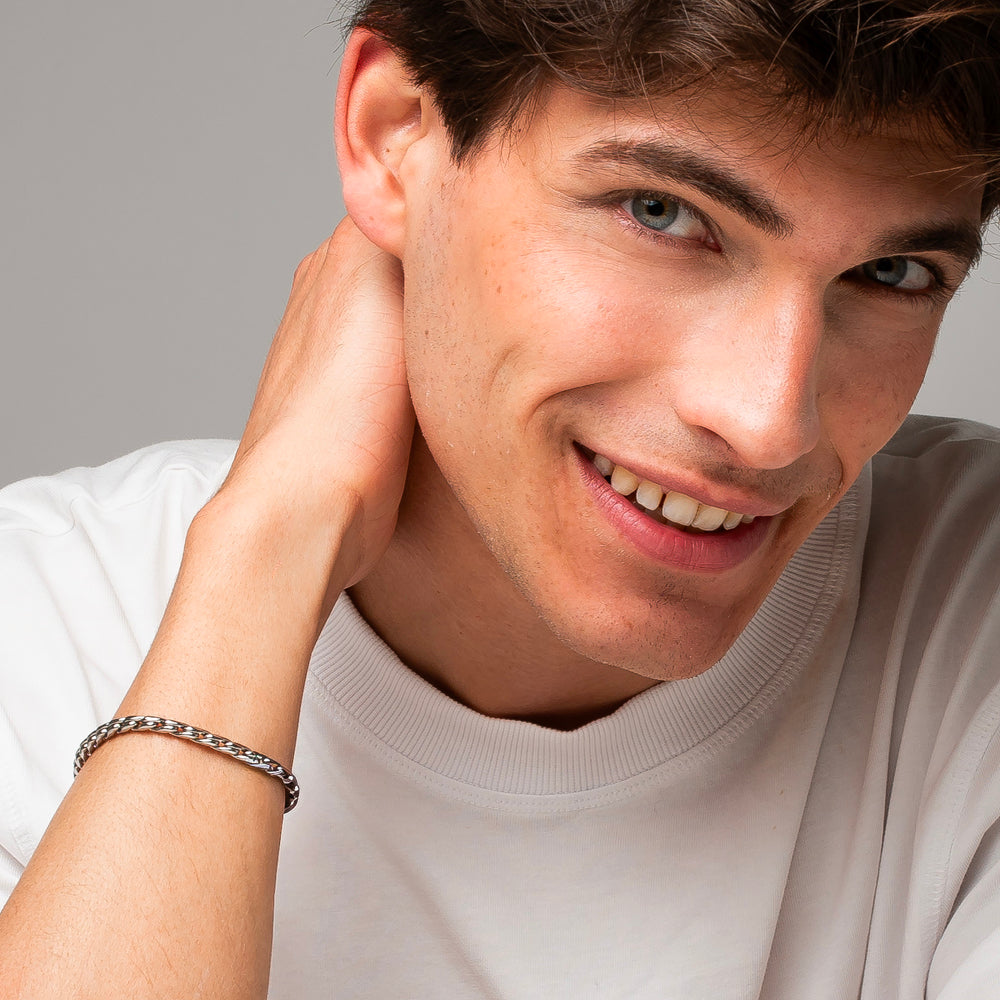 BRAZALETE DE ACERO PARA HOMBRE