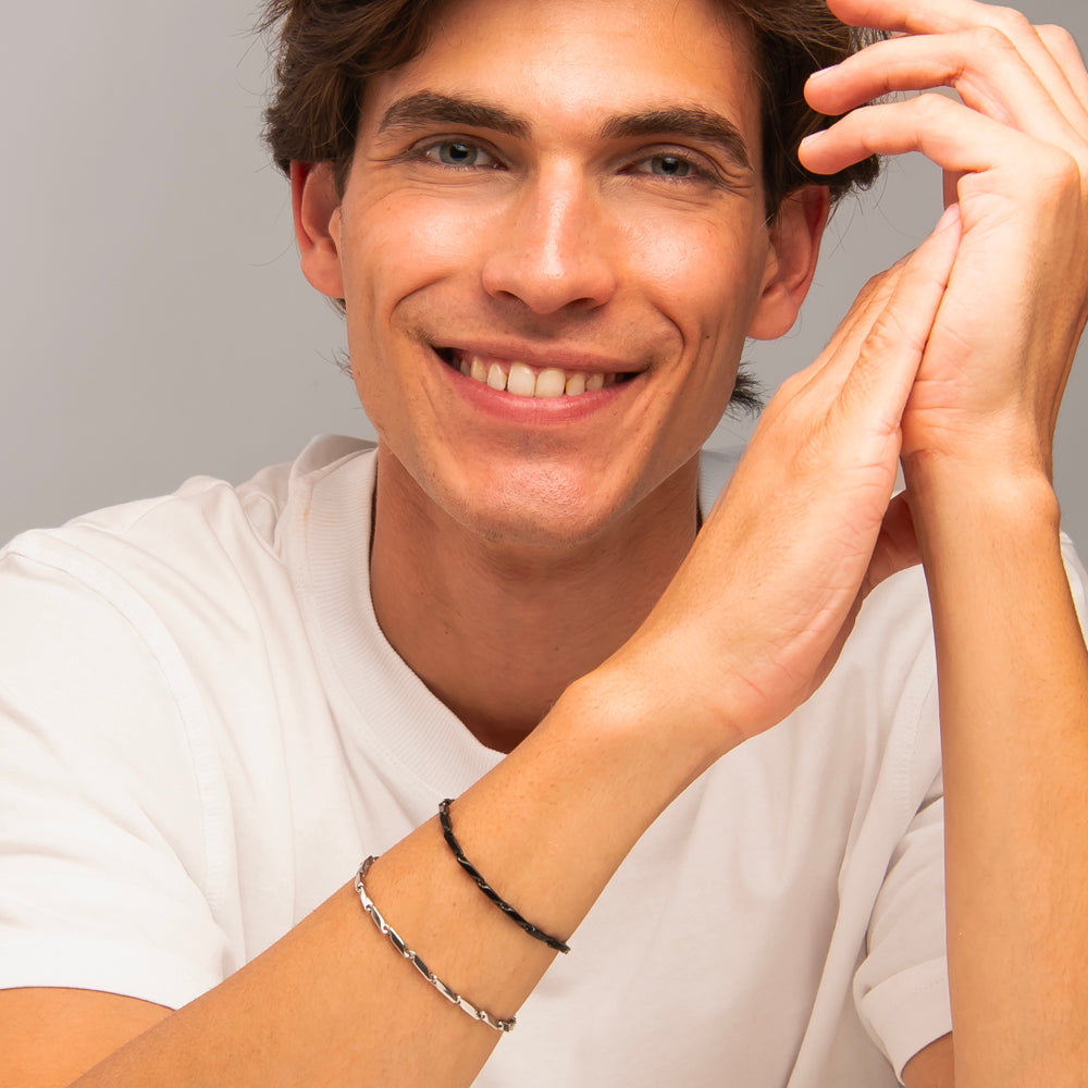 BRACCIALE UOMO IN ACCIAIO