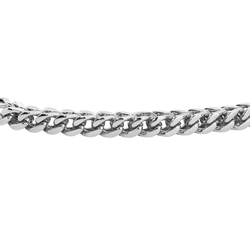 BRACCIALE UOMO IN ACCIAIO IP NERO CON ELEMENTI CENTRALI IN ACCIAIO