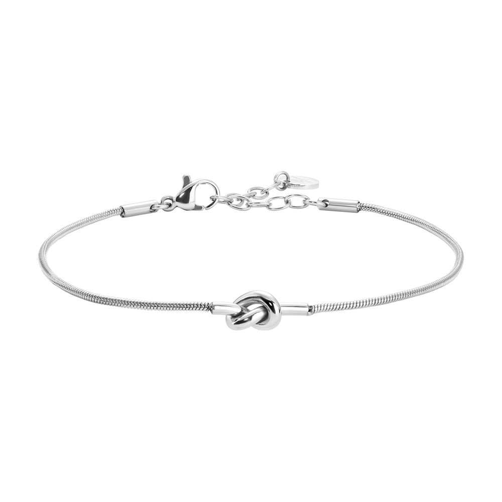 BRACCIALE UOMO IN ACCIAIO CON NODO