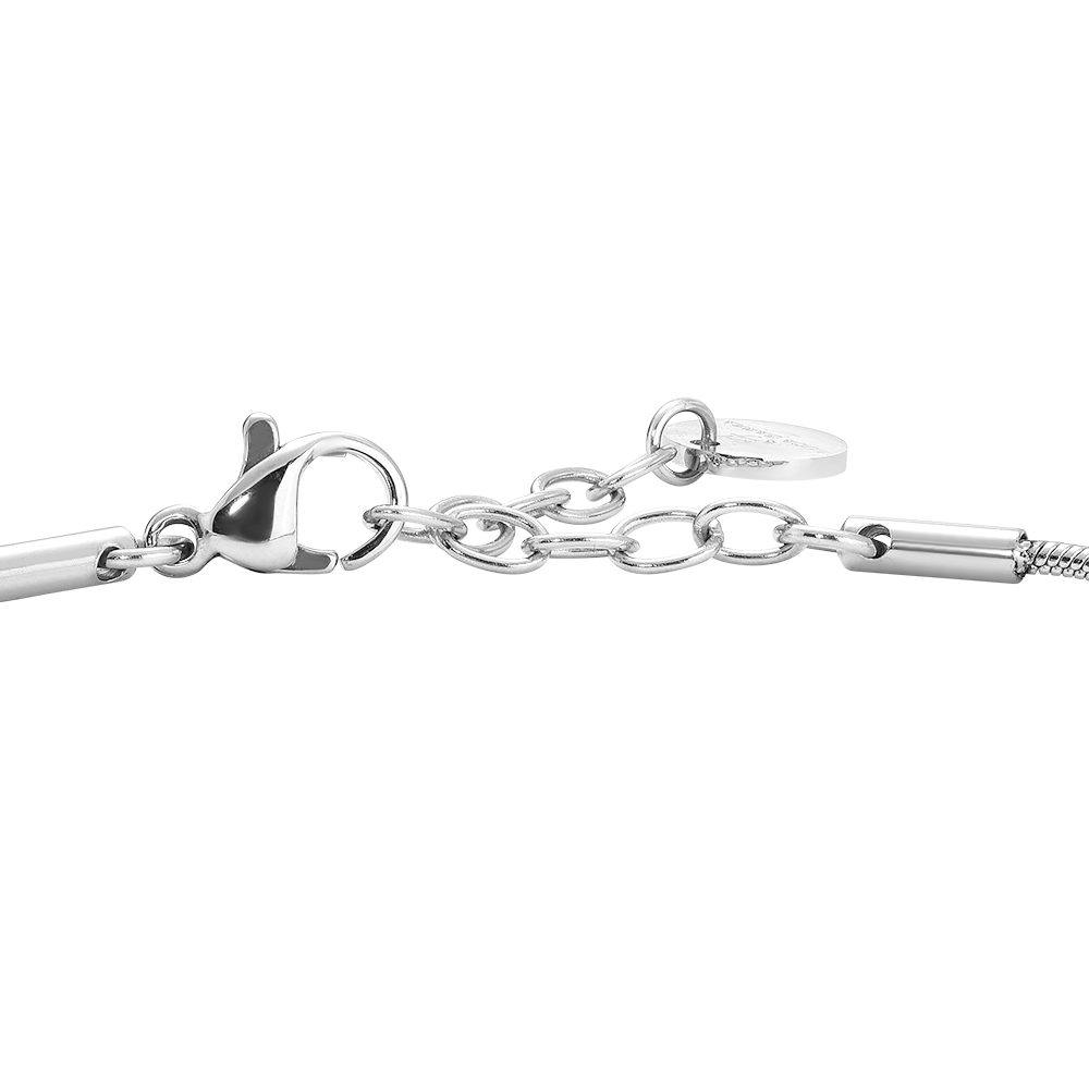 BRACCIALE UOMO IN ACCIAIO CON NODO