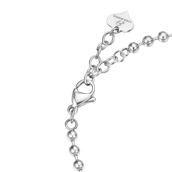 BRACCIALE IN ACCIAIO CON CIONDOLO IN METALLO "SEI LA MIA VITA"