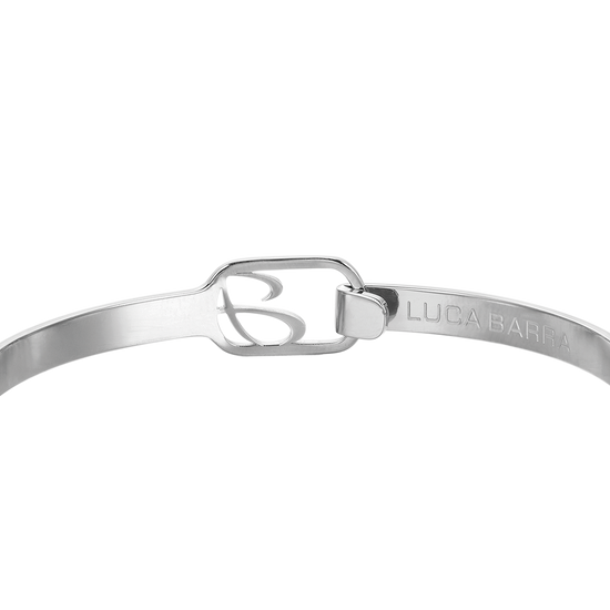 BRACCIALE IN ACCIAIO RIGIDO "NON FATEVI RUBARE LA SPERANZA"