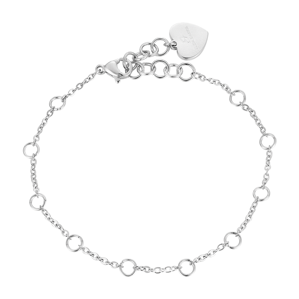BRACCIALE DONNA IN ACCIAIO CON CERCHI