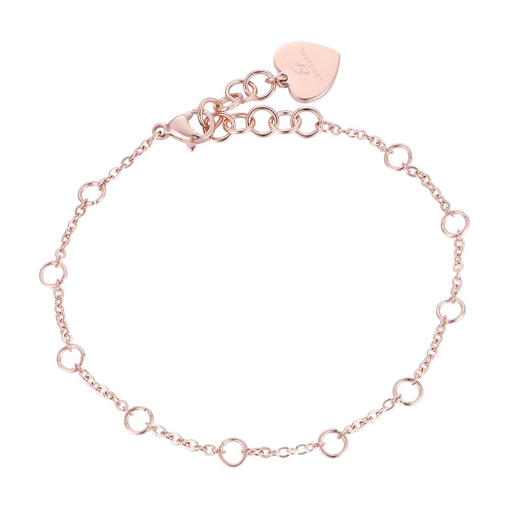 BRACCIALE DONNA IN ACCIAIO CON CERCHI