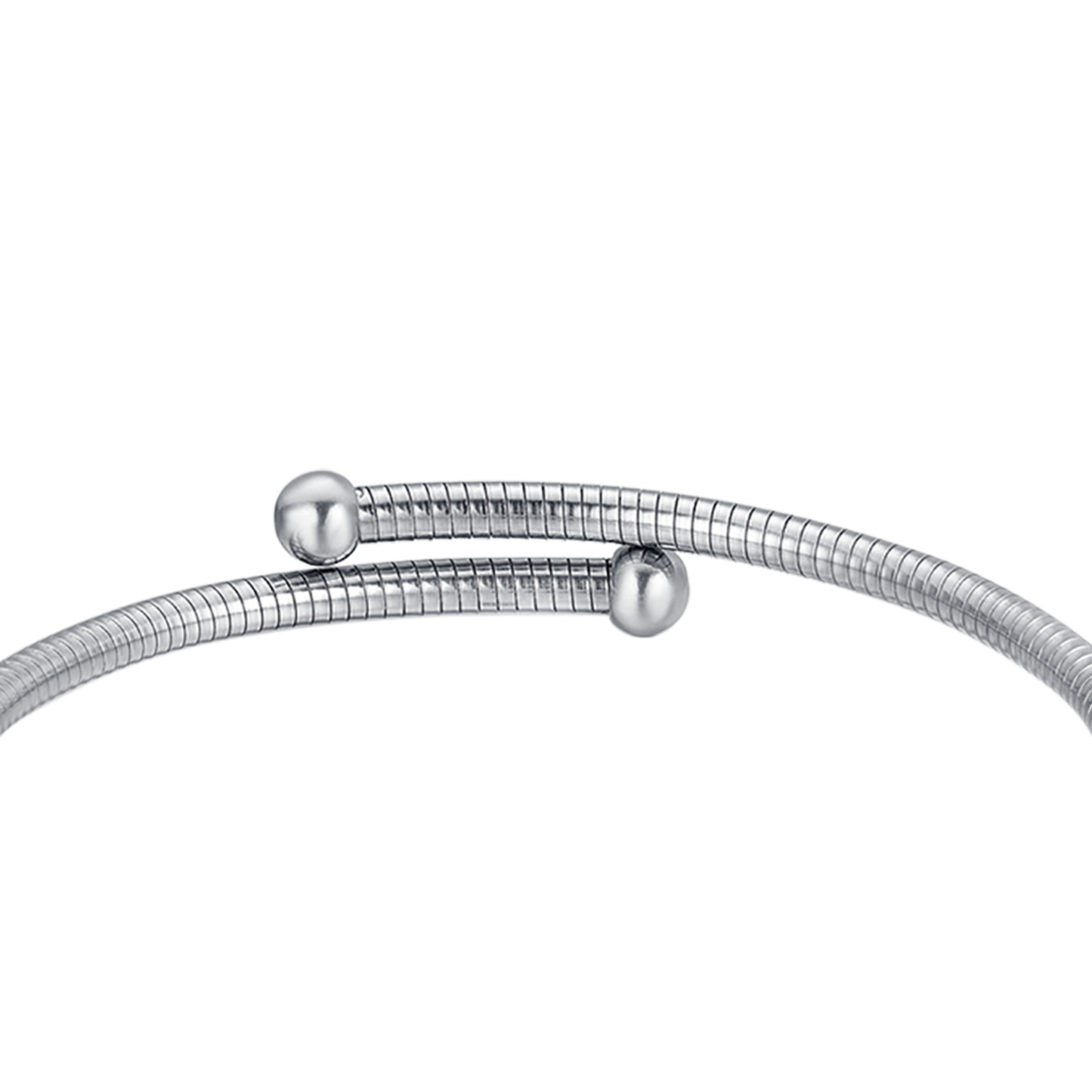 BRACCIALE IN ACCIAIO CON CASA CON CRISTALLI BIANCHI E CUORI ACCIAIO