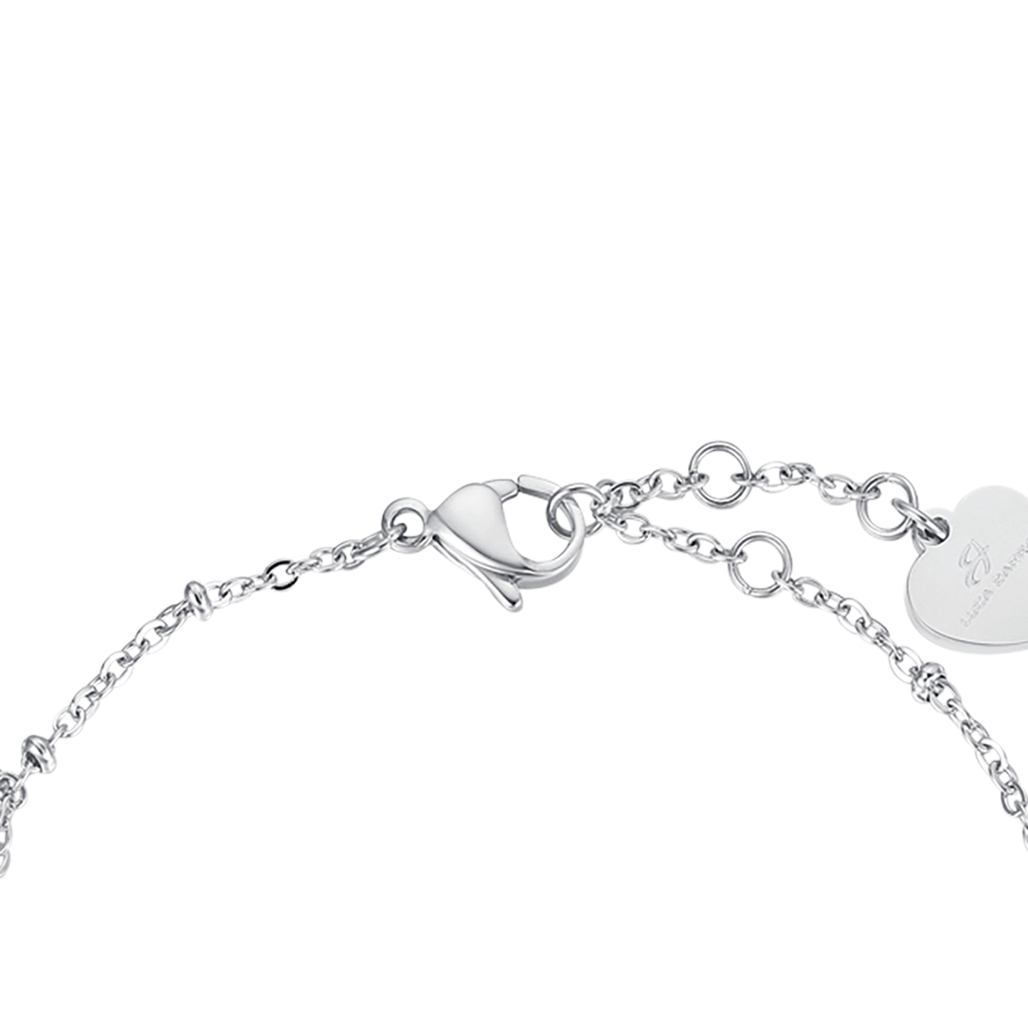 BRACCIALE DONNA IN ACCIAIO CON CRISTALLI MULTICOLOR