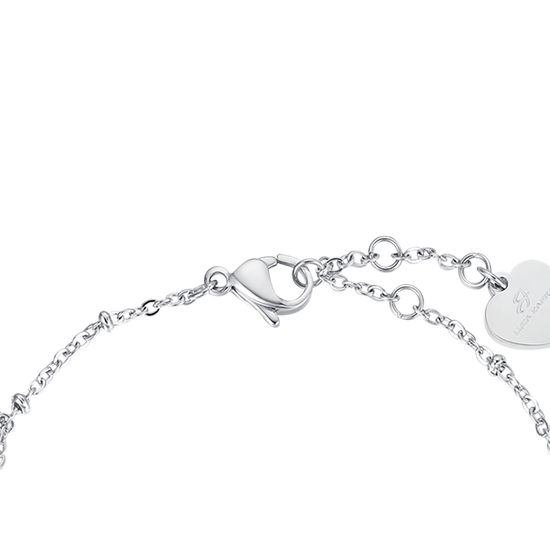 BRACCIALE DONNA IN ACCIAIO CON CRISTALLI MULTICOLOR