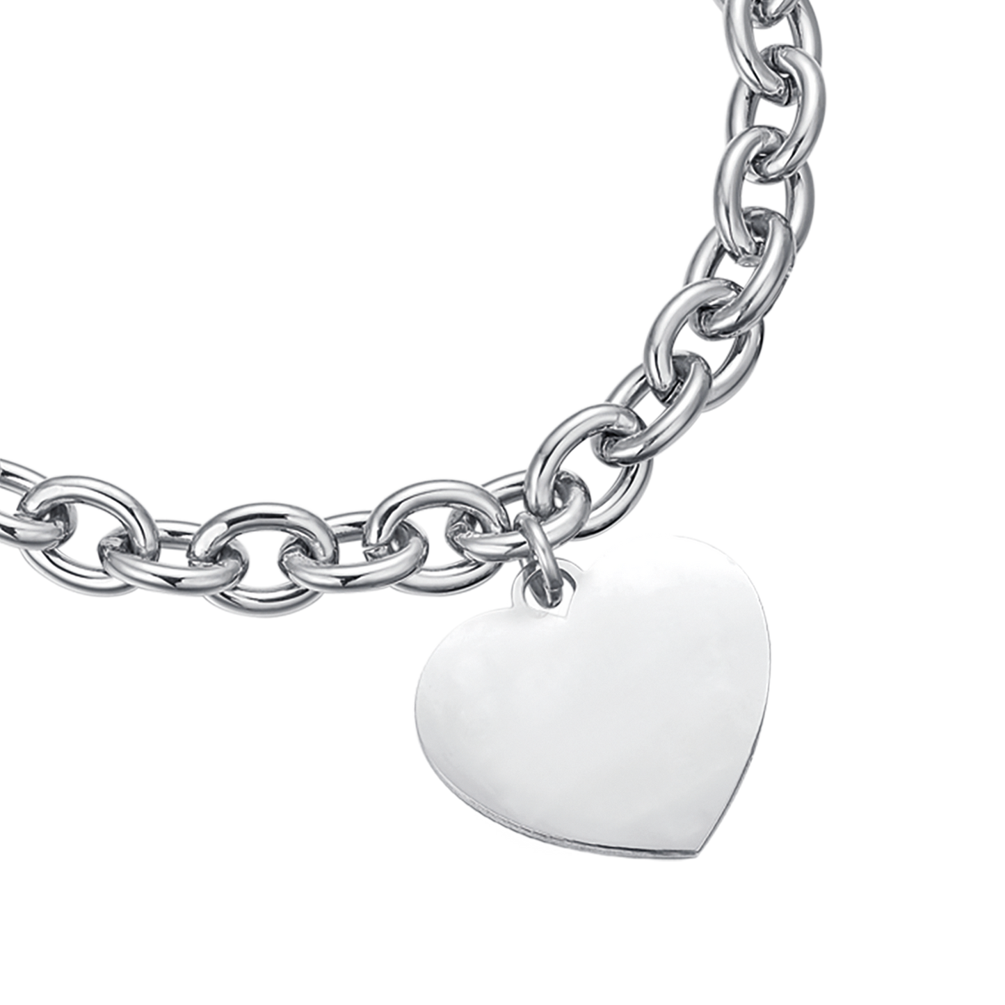 JEWELS BY LEONARDO Estrella Clip & Mix Bracelet • Bracelet Chain Made of Silver Stainless Steel • Oval Chain Links in Chunky Look • 19 cm Length JEWELS BY LEONARDO Estrella Clip & Mix Bracelet • Bracelet Chain Made of Silver Stainless Steel • Oval Chain Links in Chunky Look • 19 cm Length