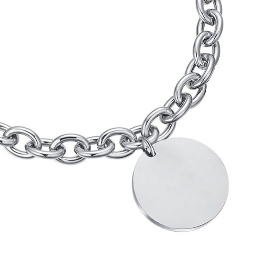BRACCIALE DONNA PERSONALIZZATO IN ACCIAIO