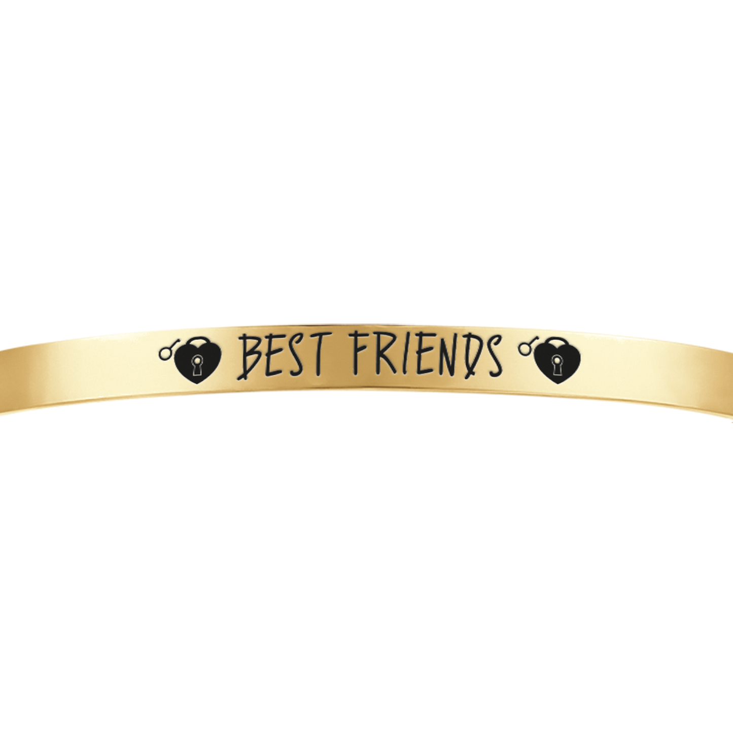 BRACCIALE DONNA IN ACCIAIO DORATO BEST FRIENDS