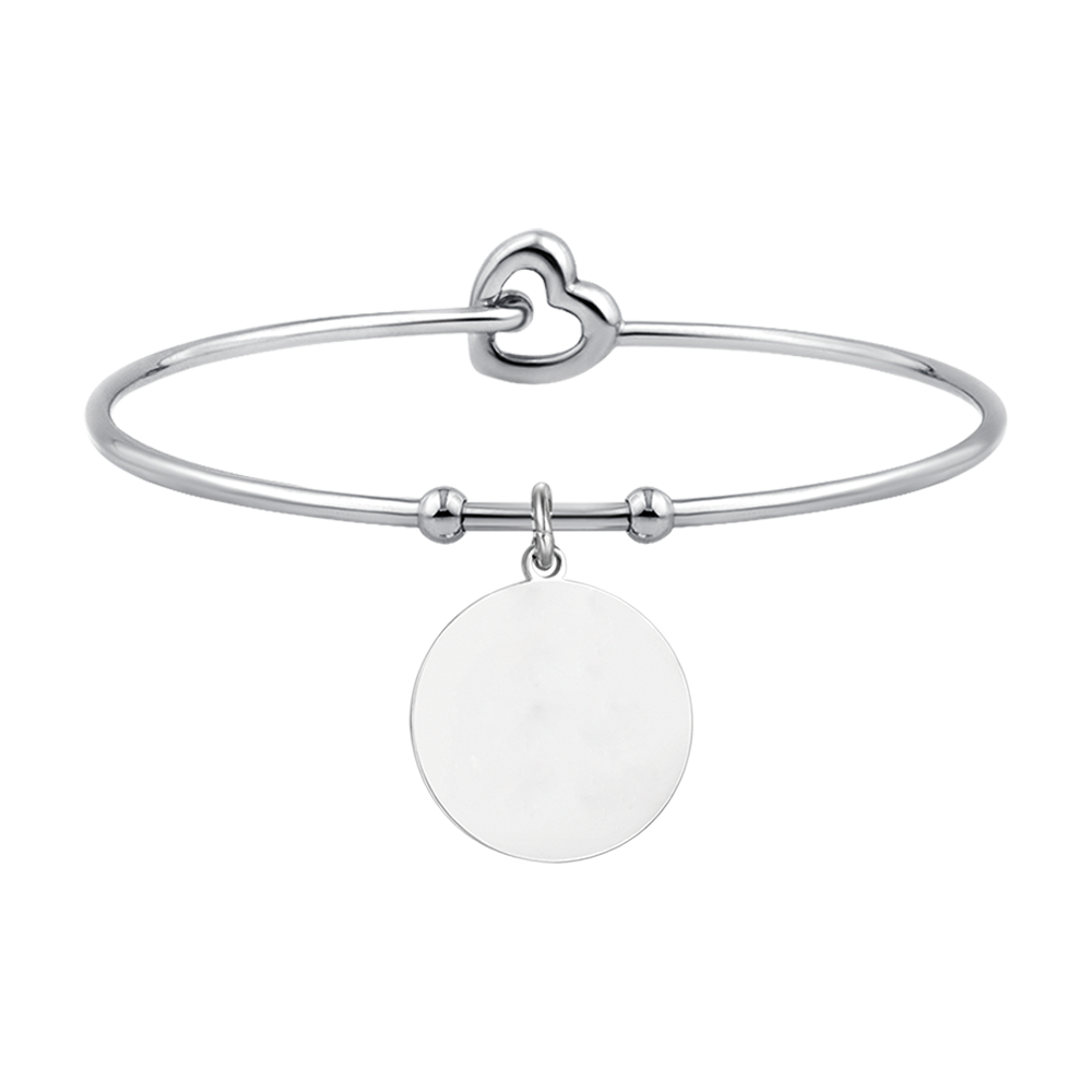 BRACCIALE DONNA PERSONALIZZATO IN ACCIAIO CERCHIO