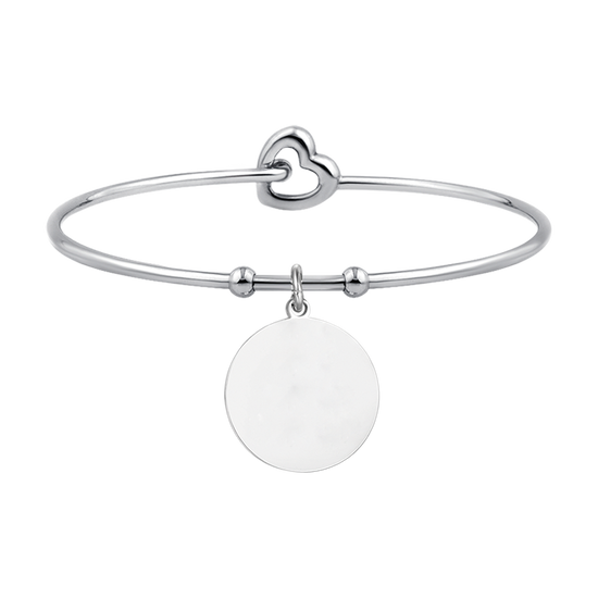 BRACCIALE DONNA PERSONALIZZATO IN ACCIAIO CERCHIO