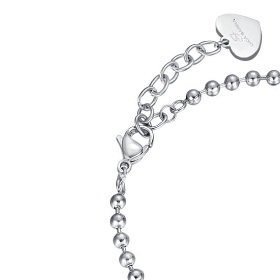 BRACCIALE DONNA IN ACCIAIO L'AMORE E' PER SEMPRE
