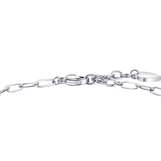 BRACCIALE DONNA IN ACCIAIO CON CUORE, SCARPA E STELLA