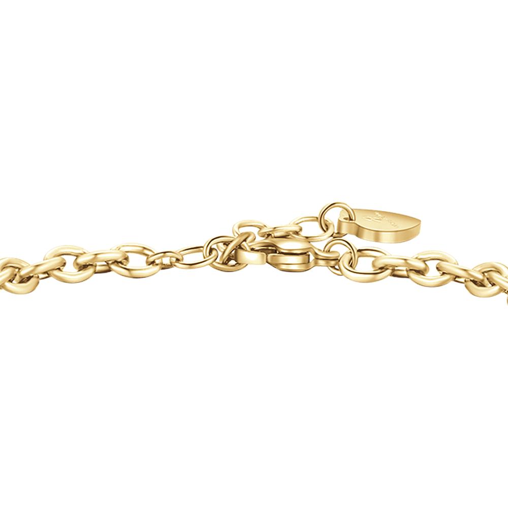 BRACCIALE DONNA IN ACCIAIO DORATO CON STELLA