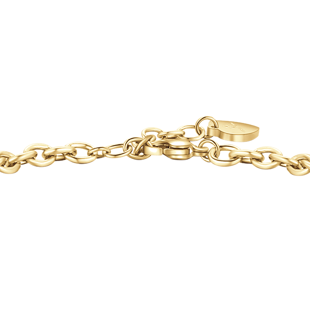BRACCIALE DONNA IN ACCIAIO DORATO CON FARFALLA