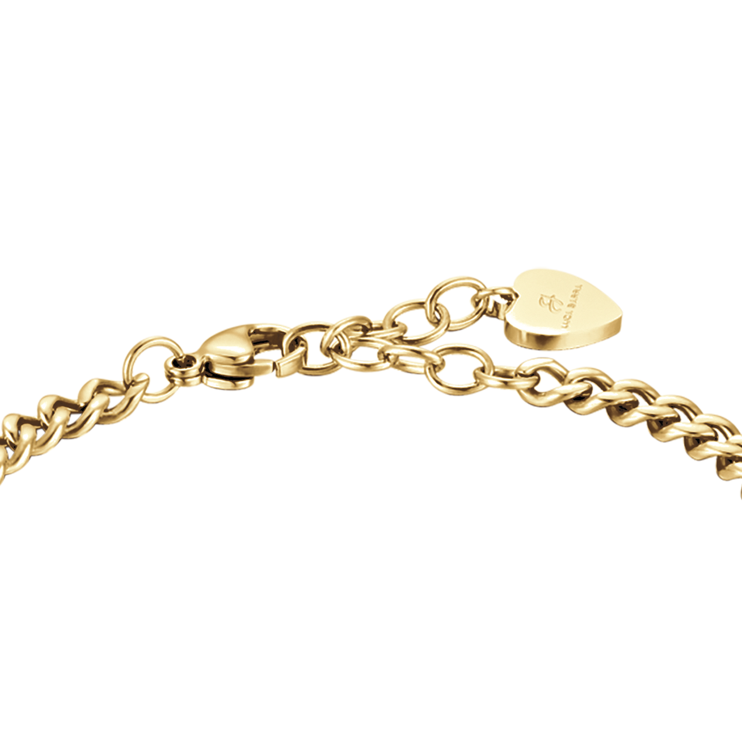 BRACCIALE DONNA IN ACCIAIO IP GOLD CON STELLA PIENA