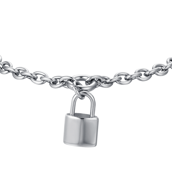 BRACCIALE DONNA IN ACCIAIO CON LUCCHETTO