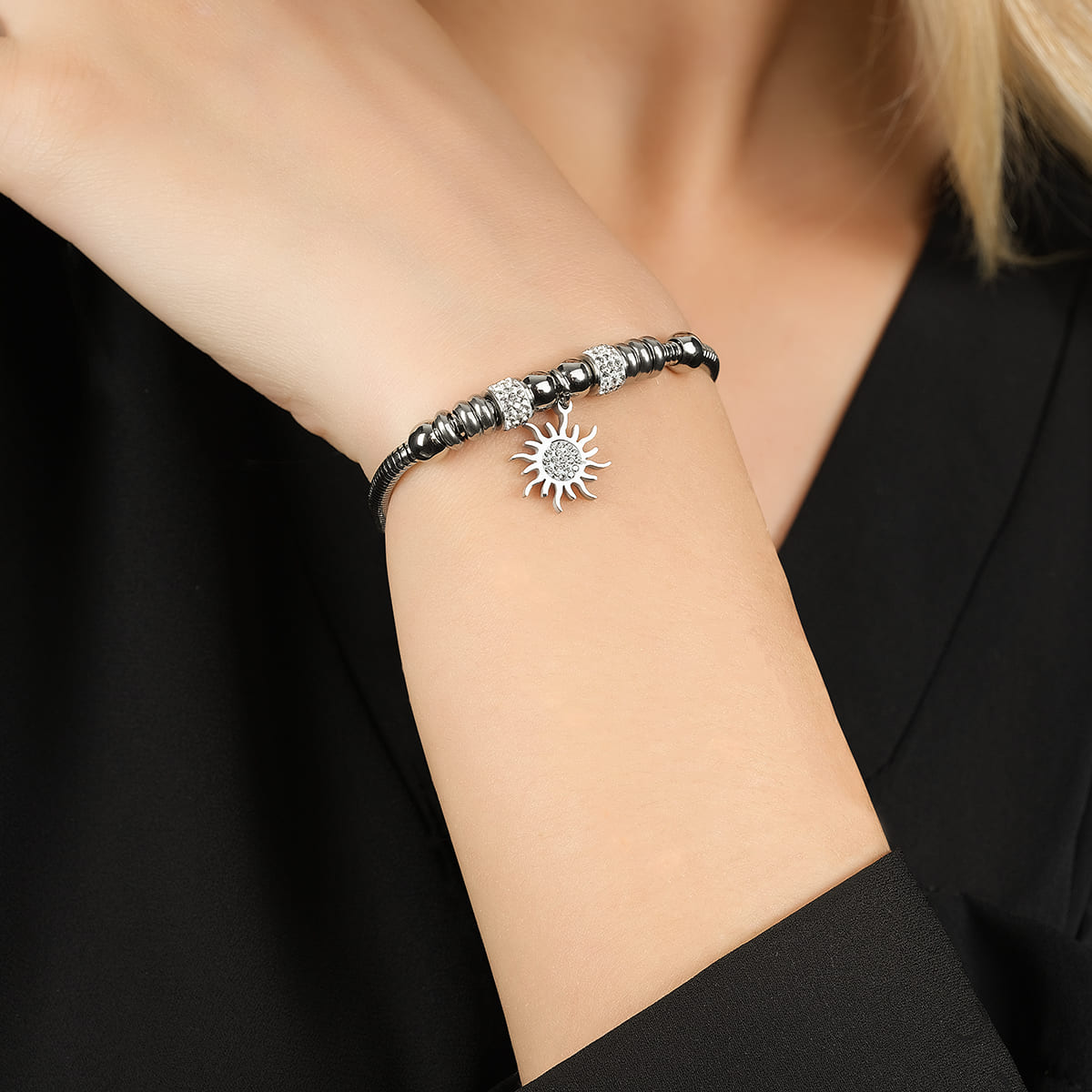 Lulu & Jane Bracciale ad ancora da Donna in Lega ferro con Ornato Lulu & Jane Bracciale ad ancora da Donna in Lega ferro con Ornato