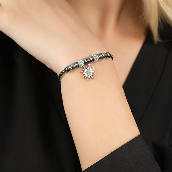 Set Ceramica Collier & Bracciale Donna Bianco Accorciabile IN Set Ceramica Collier & Bracciale Donna Bianco Accorciabile IN