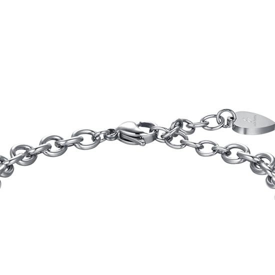 BRACCIALE DONNA IN ACCIAIO CHI TROVA UN'AMICA TROVA UN TESORO