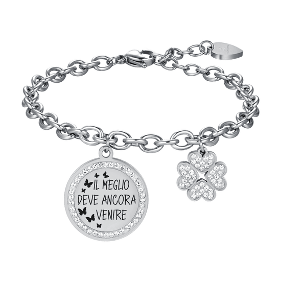 BRACCIALE DONNA IN ACCIAIO IL MEGLIO DEVE ANCORA VENIRE