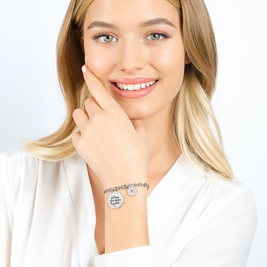 BRACCIALE DONNA IN ACCIAIO IL MEGLIO DEVE ANCORA VENIRE