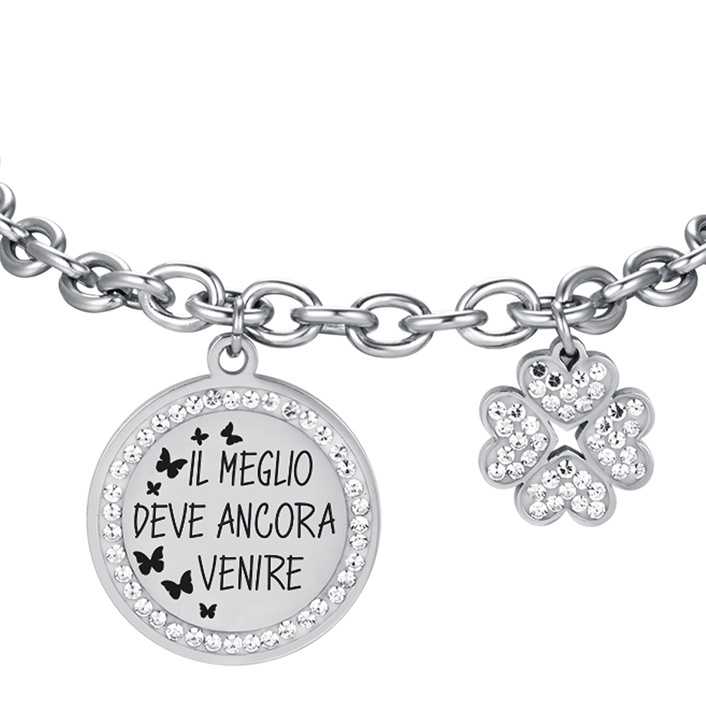 BRACCIALE DONNA IN ACCIAIO IL MEGLIO DEVE ANCORA VENIRE