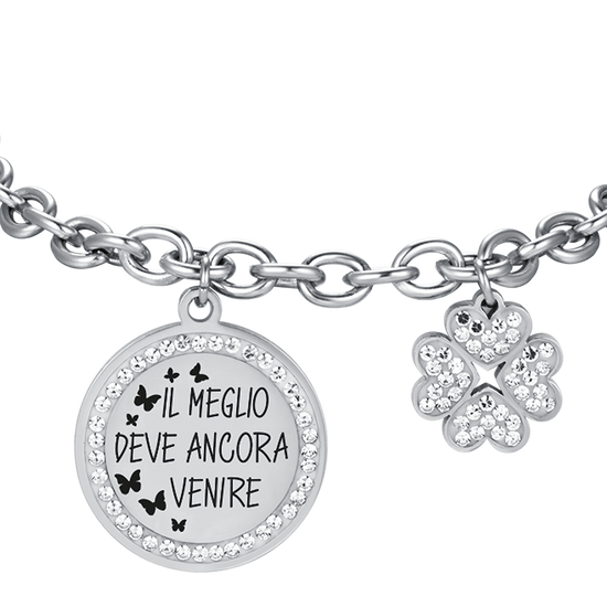 BRACCIALE DONNA IN ACCIAIO IL MEGLIO DEVE ANCORA VENIRE