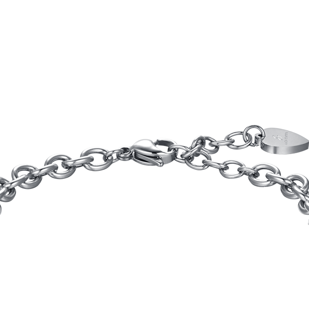 BRACCIALE DONNA IN ACCIAIO TI VOGLIO BENE ZIA
