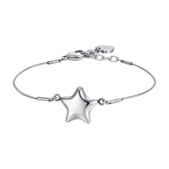 BRACCIALE DONNA IN ACCIAIO CON STELLA PIENA