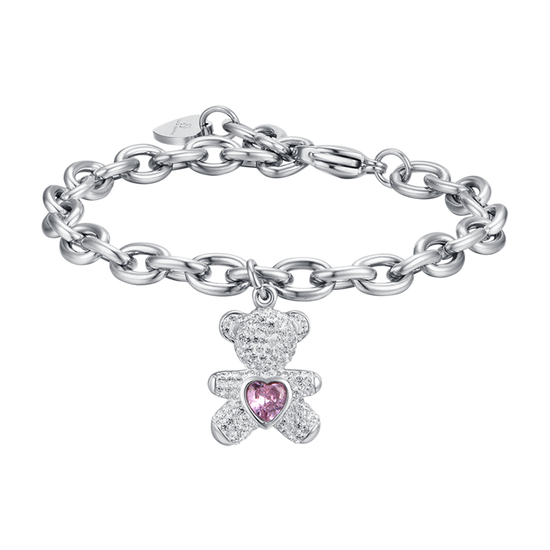 Bracciale rigido con cristalli di vetro colore oro rosa Liu Jo Bracciale rigido con cristalli di vetro colore oro rosa Liu Jo