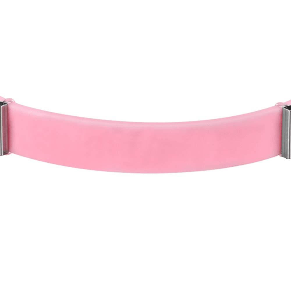 BRACCIALE DONNA IN SILICONE ROSA