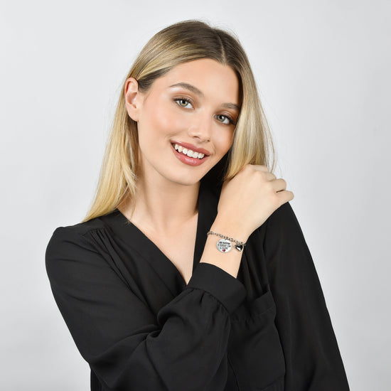 BRACCIALE DONNA IN ACCIAIO UNA MADRINA SI SCEGLIE CON IL CUORE