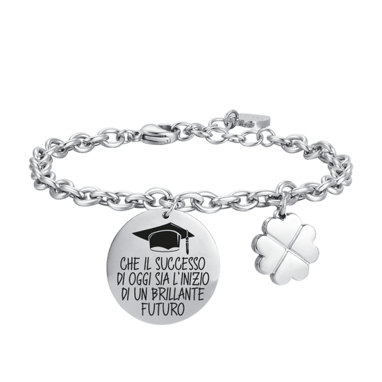 Uloveido Bracciale rigido da donna in acciaio inox con incisione Uloveido Bracciale rigido da donna in acciaio inox con incisione